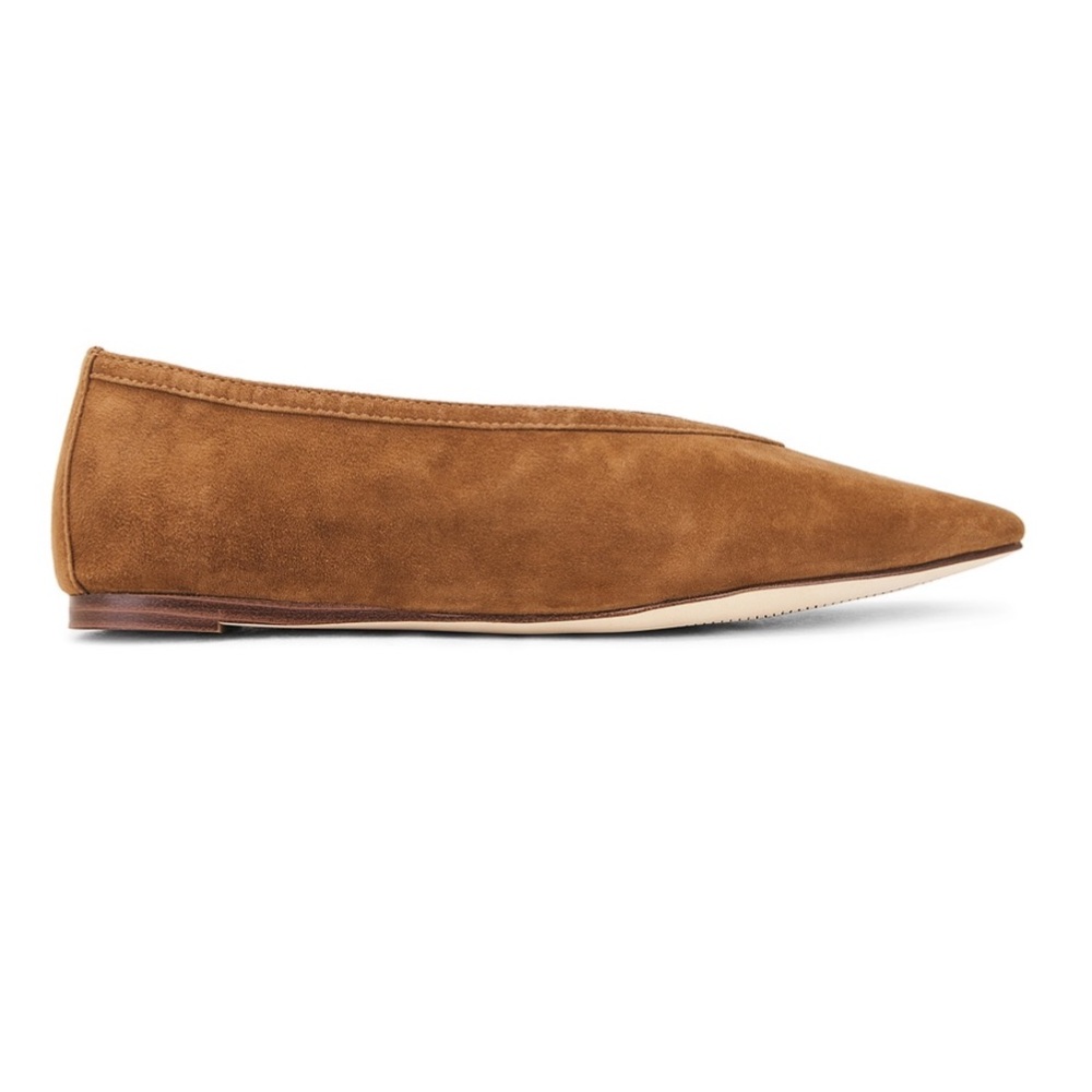 Steve Madden Leno Flats Chestnut Brown Suede